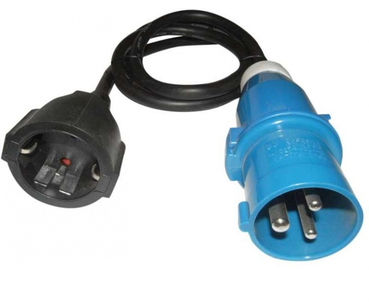 Adapterkabel 230 V CEE 1,5 m i gruppen Campingvogn & Bobilt / Elektronikk / Tilkoblingskabler hos Campmarket (64195)