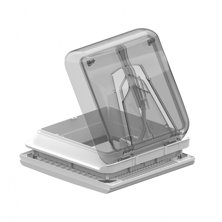 Fiamma Vent F Pro 28x28 Crystal i gruppen Campingvogn & Bobilt / Van & Plåtbiter / Karosseri / Takluker / Takluker 28x28 hos Campmarket (64284)