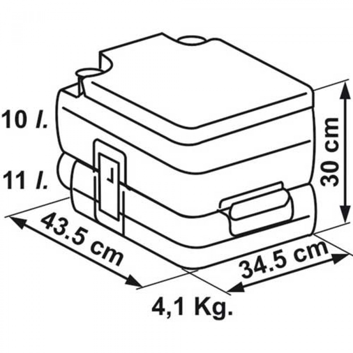 Bi-Pot 30 i gruppen Vann & Sanitær / Toalett / Campingtoalett / Portable toaletter hos Campmarket (64295)