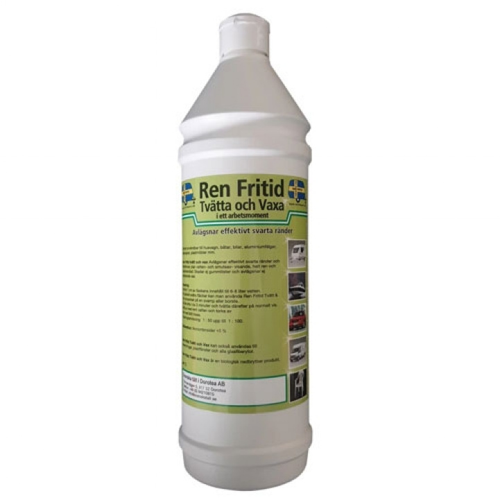 Svenska-Tält Ren Fritid Vaskemiddel 1L i gruppen Vann & Sanitær / Rengjøring & Vedlikehold / Vaskemiddel hos Campmarket (64337)