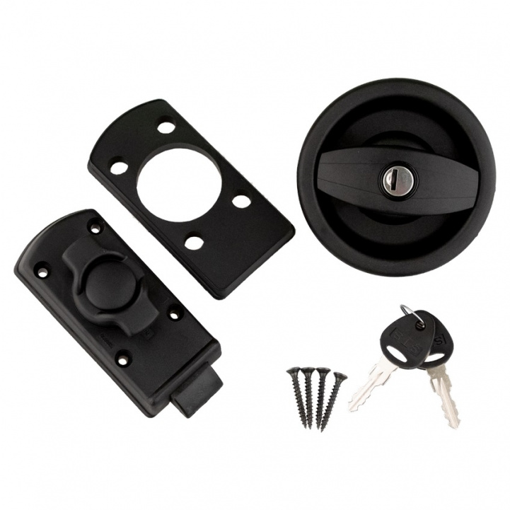 Husvognlås Universal modell i gruppen Campingvogn & Bobilt / Lås & Beslag / Ytterdørlås hos Campmarket (64346)