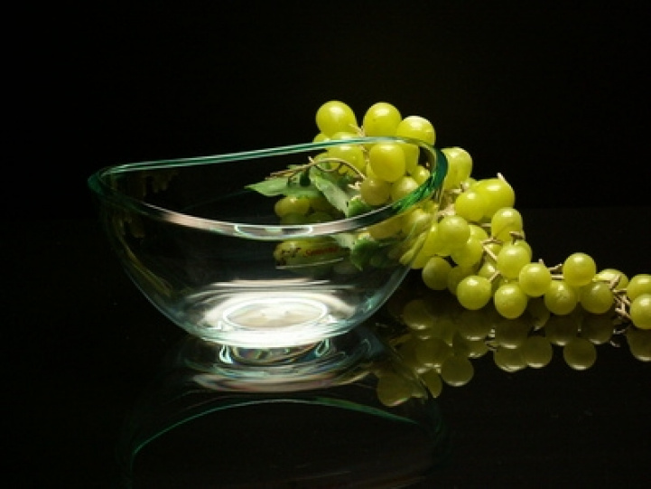 Liten skål med grønn kant i gruppen Husholdning & Kjøkken / Servering / Skåler hos Campmarket (64372)