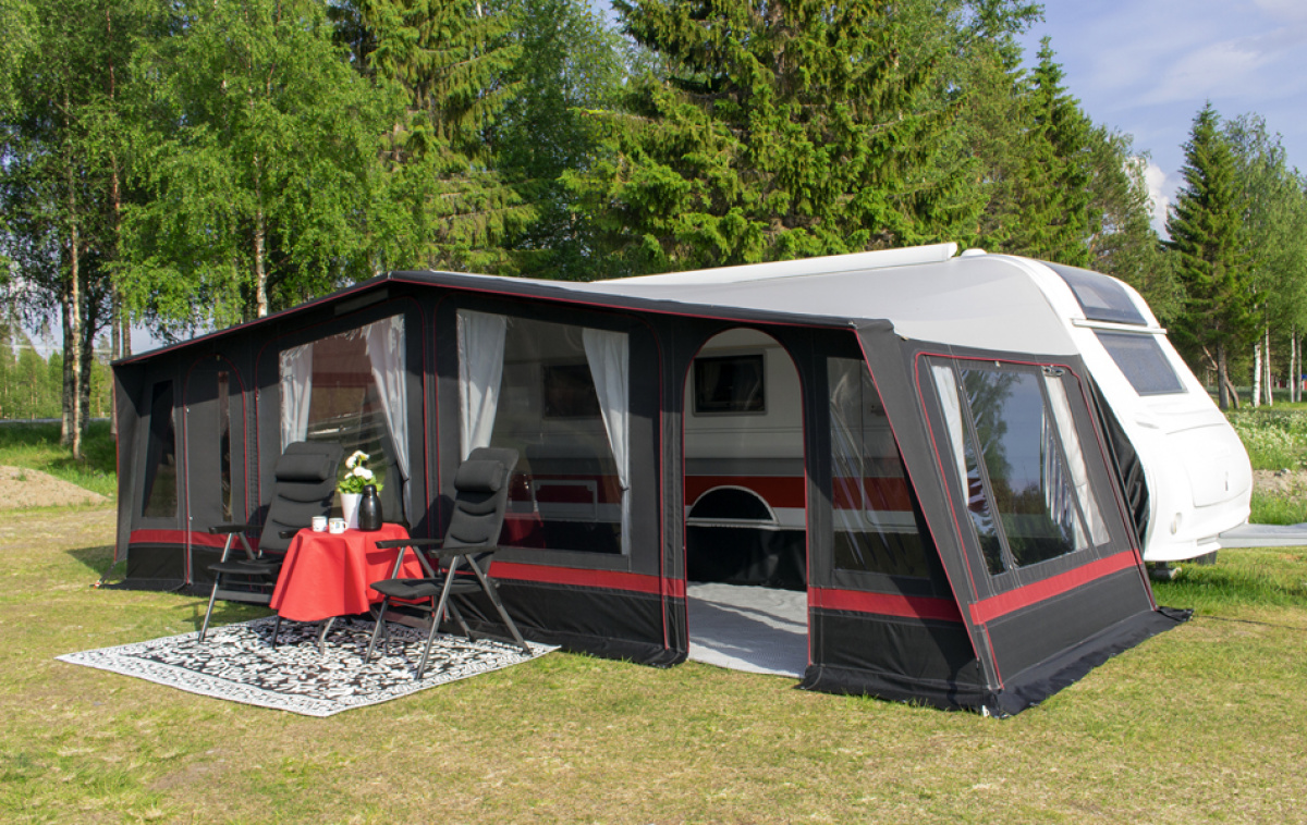 Svenska-Tält Residens 350 XL i gruppen Fortelt & Markiser / Fortelt Campingvogn / A-måttstelt / Dyp 3,5m hos Campmarket (64470)