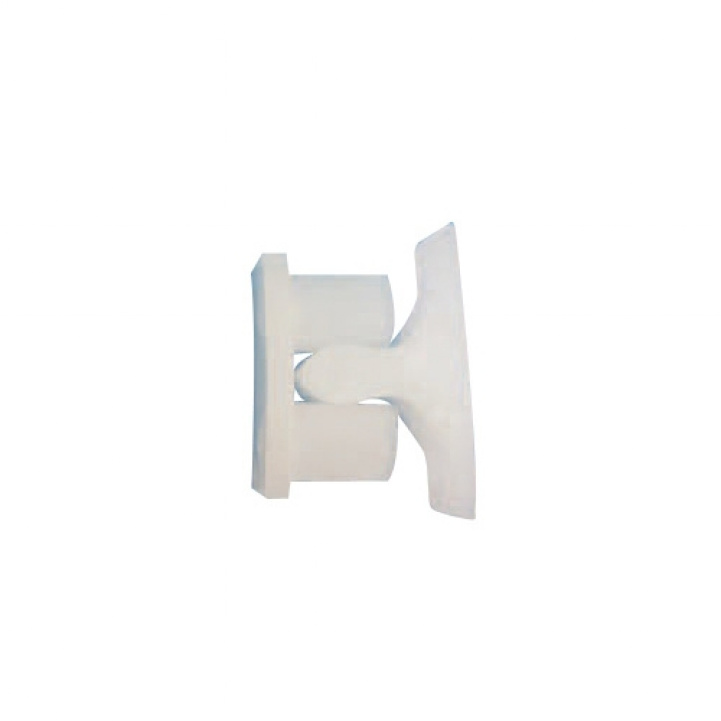 Snappere Hvit Plast 2-pakning i gruppen Campingvogn & Bobilt / Lås & Beslag / Inv. Dør & Låslukker hos Campmarket (64589)