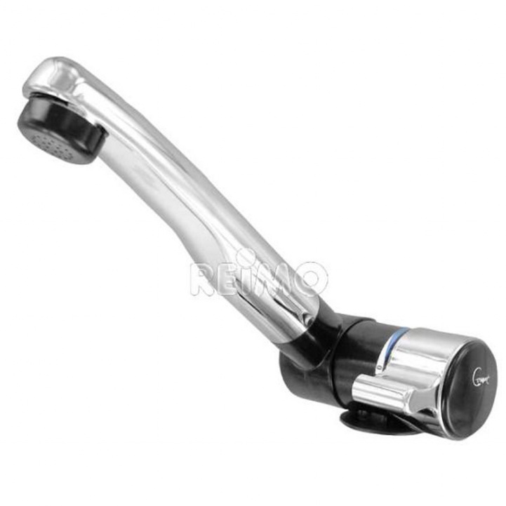 Varmtvannskran London Svart-Krom i gruppen Vann & Sanitær / Vann / Vannkraner / Kaldt & Varmt vannkraner hos Campmarket (64618)