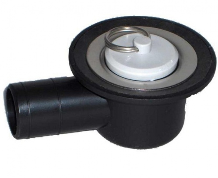 Avløpsbeslag 90° Slangetilkobling 24mm i gruppen Vann & Sanitær / Vann / Vask & Dusjkar / Avløpsbeslag hos Campmarket (64741)