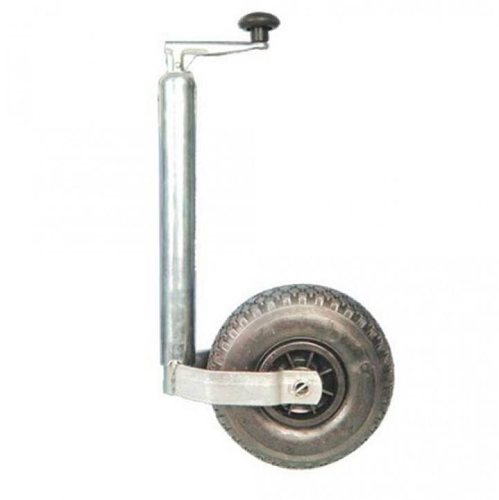 Støttehjul med luftgummihjul i gruppen Campingvogn & Bobilt / Chassis / Støttehjul hos Campmarket (64767)