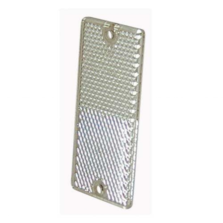 Refleks Hella Hvit 90x40mm i gruppen Campingvogn & Bobilt / Elektronikk / Trafikk & Utvendig belysning / Reflekser hos Campmarket (64822)