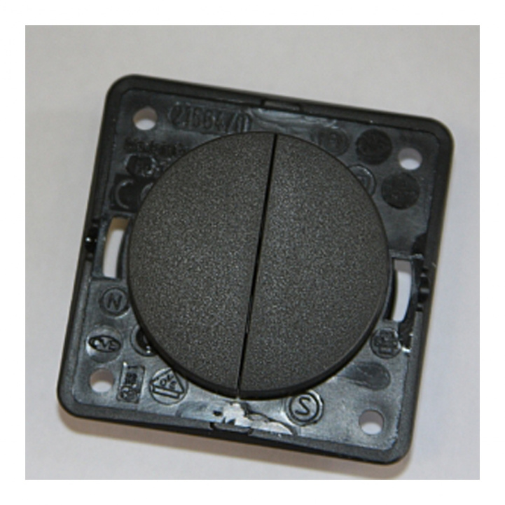 Strømbryter 12V Dobbel Svart i gruppen Campingvogn & Bobilt / Elektronikk / Strømbryter & In/Utgang / Strømbryter hos Campmarket (64836)