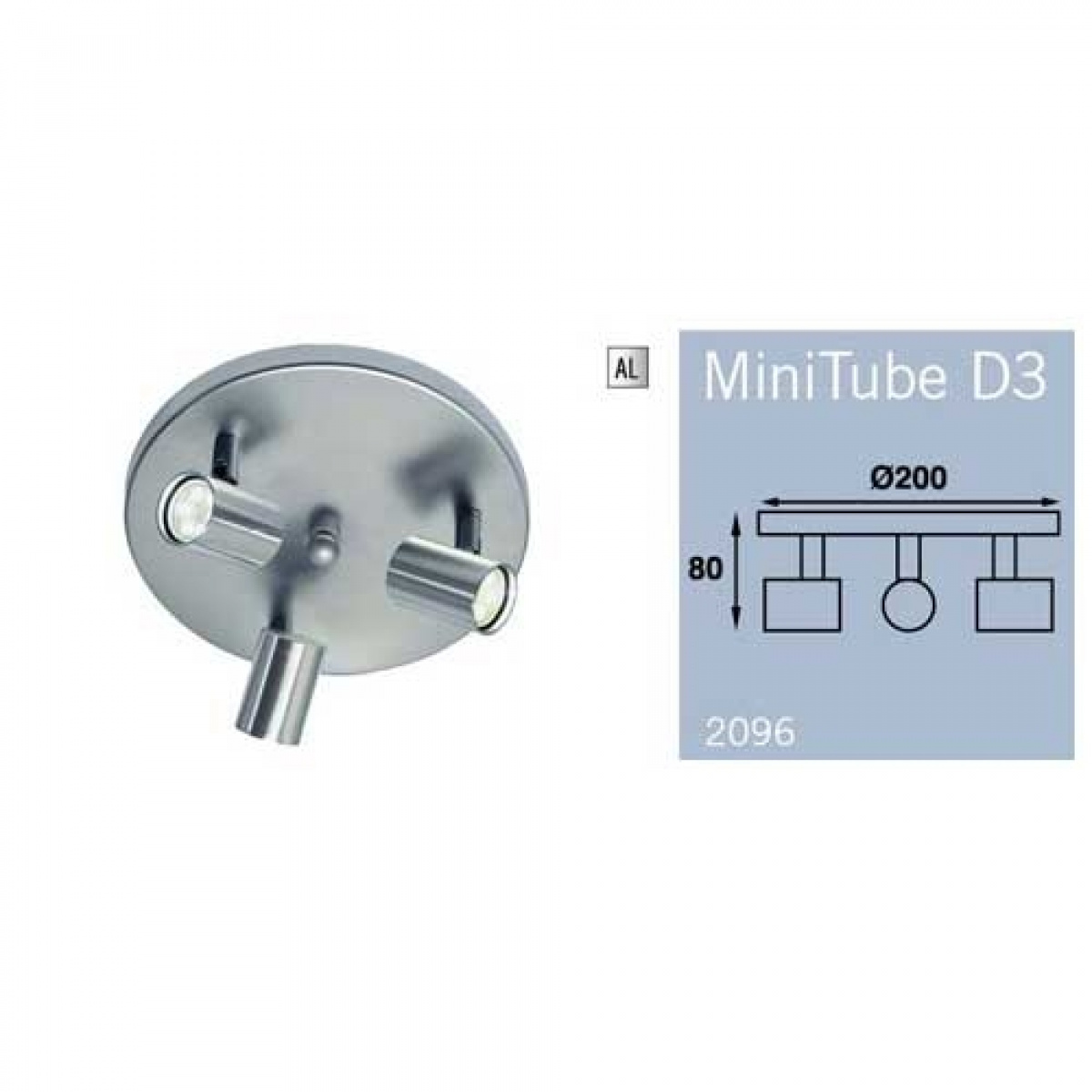 Taklampe Mini Tube LED i gruppen Campingvogn & Bobilt / Elektronikk / Innvendig belysning / Taklamper hos Campmarket (64843)