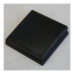 Enkelram med lokk svart