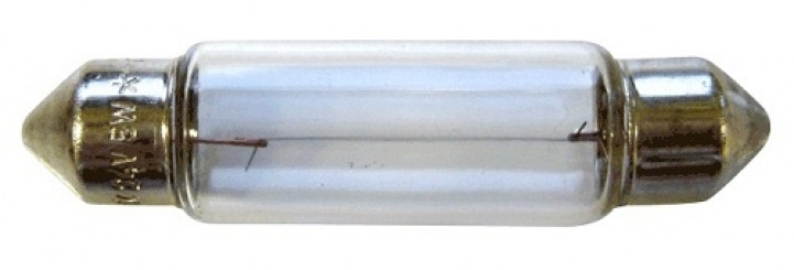 Spollampe 10w 42mm 12v i gruppen Campingvogn & Bobilt / Elektronikk / Innvendig belysning / Lyspærer & Sikringer hos Campmarket (64889)