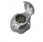 Kontaktdose 7-pole aluminium