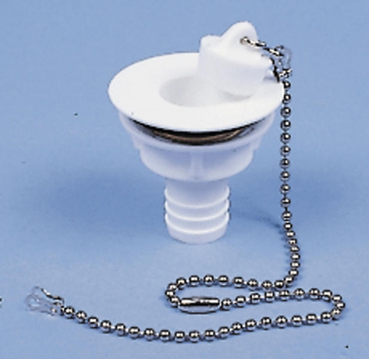 Avløpsbeslag Rett Hull 25mm - Slange 19mm i gruppen Vann & Sanitær / Vann / Vask & Dusjkar / Avløpsbeslag hos Campmarket (64988)