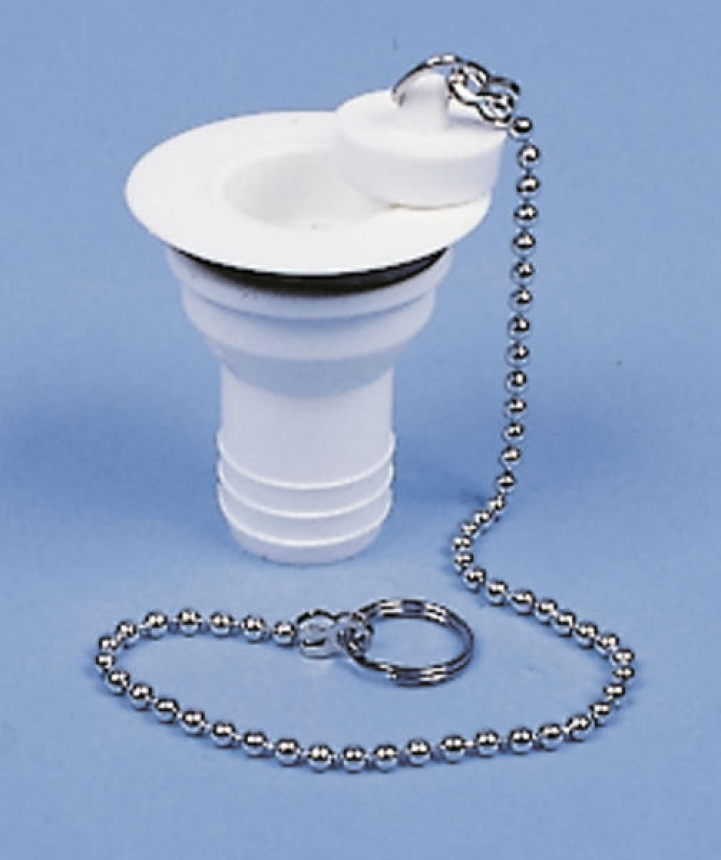 Avløpsbeslag Rett Hull 30mm - Slange 25mm i gruppen Vann & Sanitær / Vann / Vask & Dusjkar / Avløpsbeslag hos Campmarket (64993)