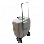 Avfallstank med hjul 25L inkl. slange!