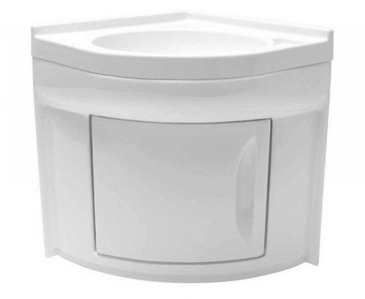 Hjørne servant med skap i gruppen Vann & Sanitær / Vann / Vask & Dusjkar / Vask hos Campmarket (65089)