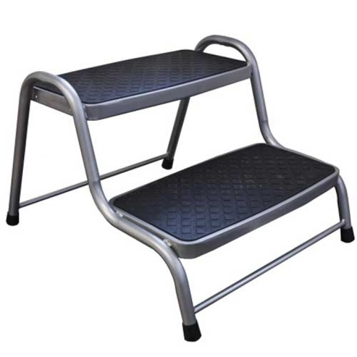 To-trinns bred trapp i gruppen Campingmøbler / Fotspor / Dobbelttrapp hos Campmarket (65096)