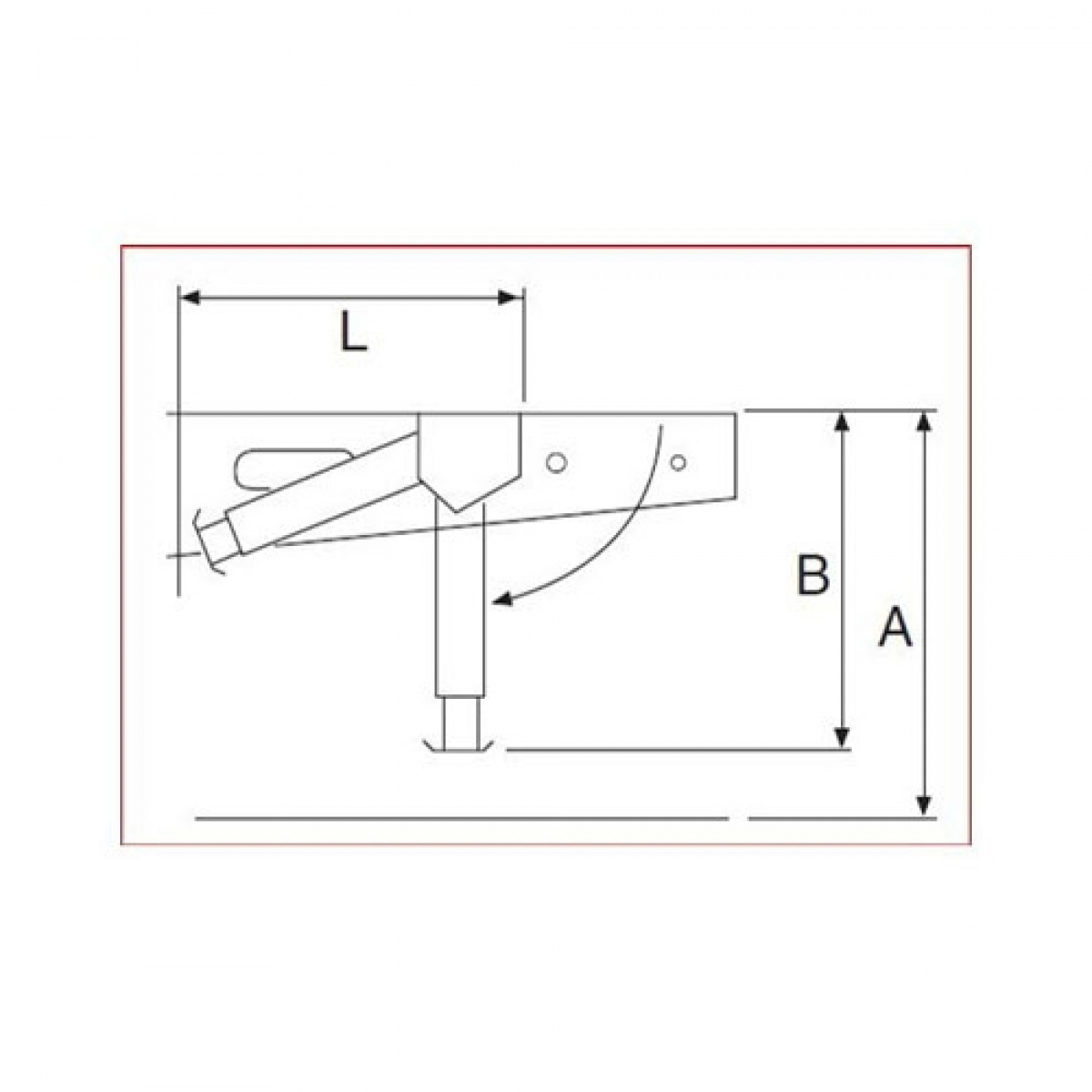 Støtteben ALKO clickfix 32-44cm i gruppen Campingvogn & Bobilt / Chassis / Støtteben hos Campmarket (65113)