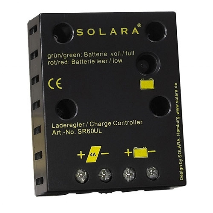 Solcellepanelregulator 60w i gruppen Campingvogn & Bobilt / Elektronikk / Solpaneler / Solcelleregulatorer / PWM hos Campmarket (65122)