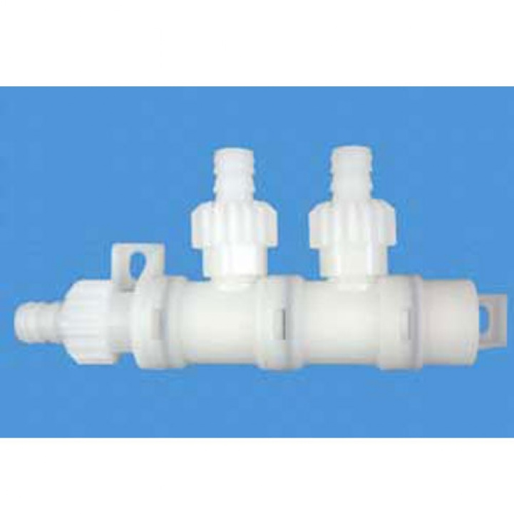 Fordelerdel 2 ansl. x-fix i gruppen Vann & Sanitær / Vann / Vannkoplinger m.m. / Skarvkoplinger hos Campmarket (65357)