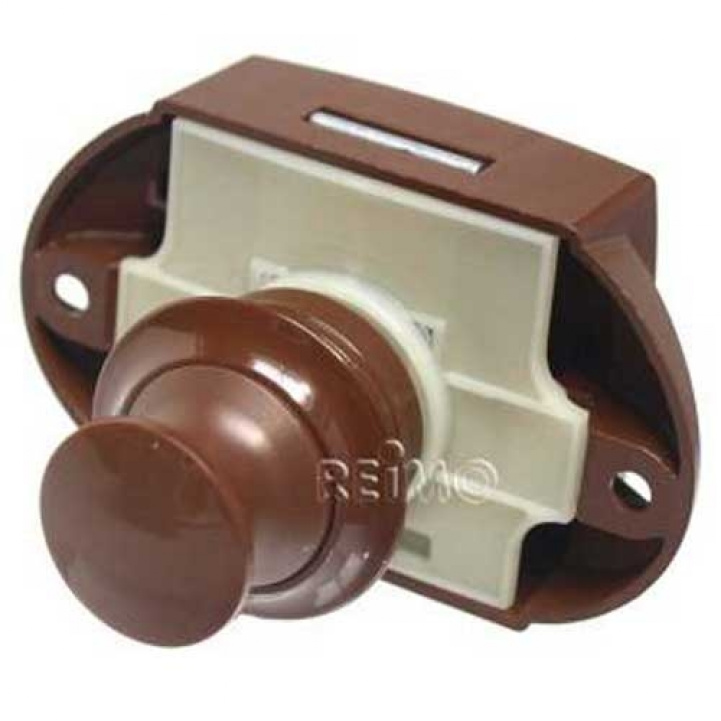 Garderobeslås Brun i gruppen Campingvogn & Bobilt / Lås & Beslag / Inv. Dør & Låslukker hos Campmarket (65368)