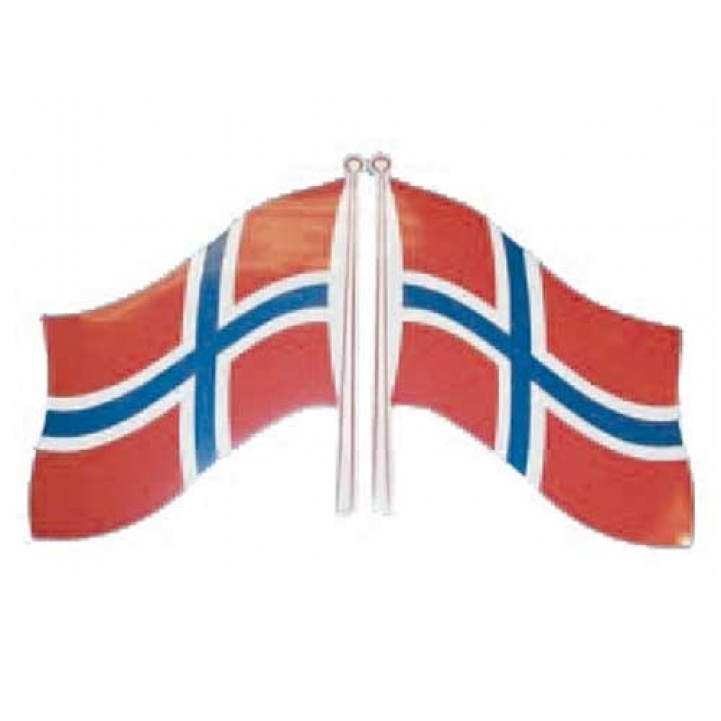 Flaggdekal Norge 20x14 cm i gruppen Annet / Annet hos Campmarket (65394)