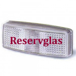 Reservglass hvit