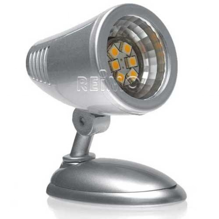 Spotlight Led 0,6W Sølv 12V i gruppen Campingvogn & Bobilt / Elektronikk / Innvendig belysning / Søkelys hos Campmarket (65510)