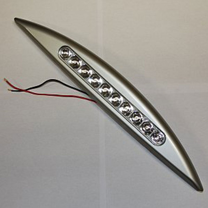 Ytterbelysning LED matt sølv i gruppen Campingvogn & Bobilt / Elektronikk / Trafikk & Utvendig belysning / Ytterbelysning hos Campmarket (65615)