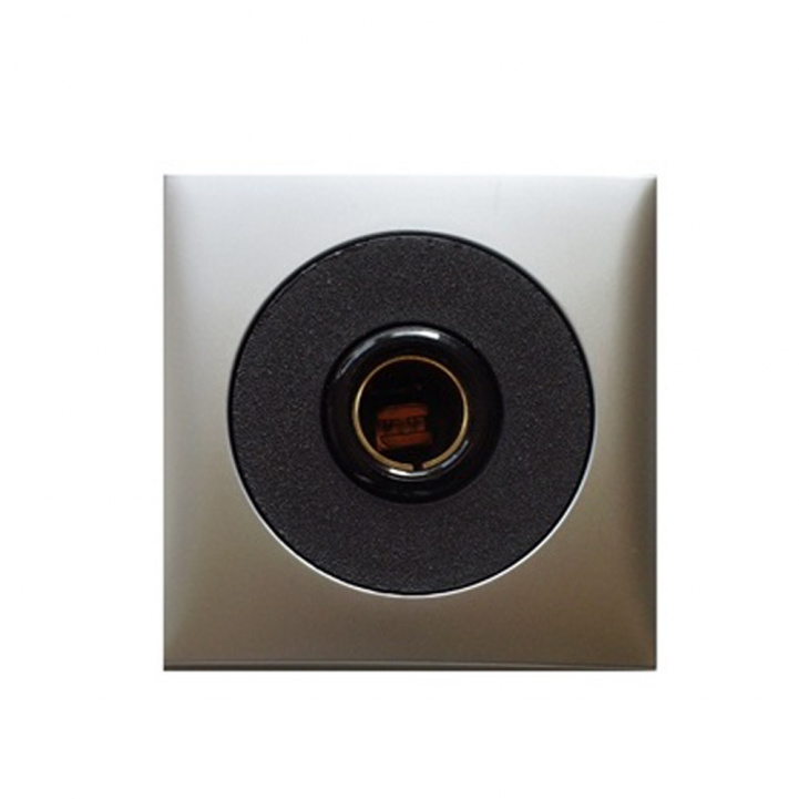 12 V Uttak Matt Krom i gruppen Campingvogn & Bobilt / Elektronikk / Strømbryter & In/Utgang / Uttak 12V hos Campmarket (65622)