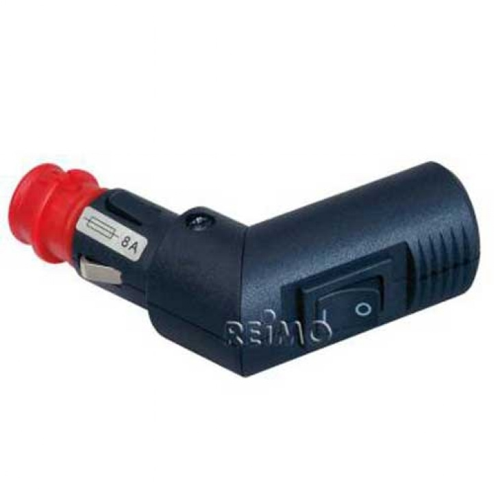 Vinklet 12 V Universal Kontakt i gruppen Campingvogn & Bobilt / Elektronikk / Strømbryter & In/Utgang / Uttak 12V hos Campmarket (65623)