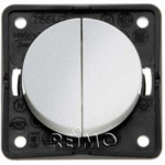 Strømbryter 12V Berker Integro Dobbel Krom