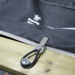 Festehode + skrue for gummibånd 25pakke Festehode + skrue for gummibånd 25pakke