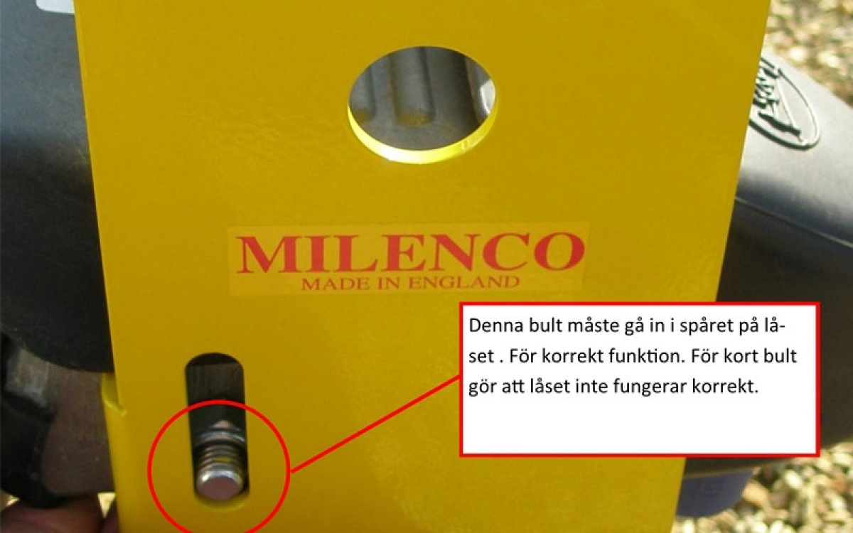 Koblingslås Milenco WS3000 i gruppen Campingvogn & Bobilt / Chassis / Flyttehjelp/Koblingshjelp / Glidelås hos Campmarket (65852)