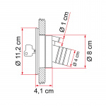 Fiamma Vanntankpåfylling Svart