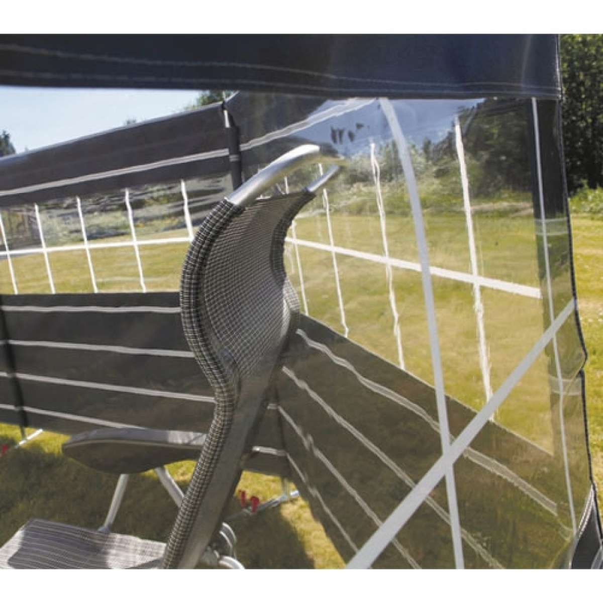 Svensk-Telt Vindskydd med vindu i gruppen Fortelt & Markiser / Vindskydd hos Campmarket (66030)