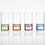 Allglass flerfarget 4-pakning