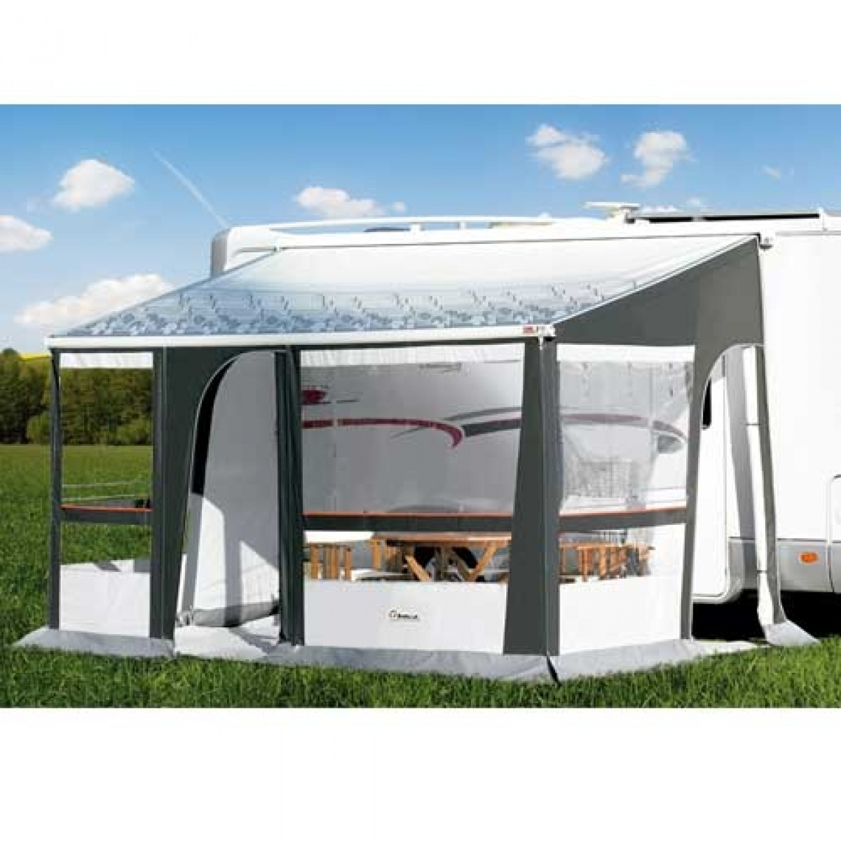 Inaca Dynamic markistelt i gruppen Fortelt & Markiser / Markiser / Bobilmarkiser / Fiamma Boxmarkiser / Gavler / Fronter hos Campmarket (66153)