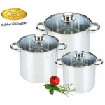 Camp4 Kasserolle sett 3-pakning