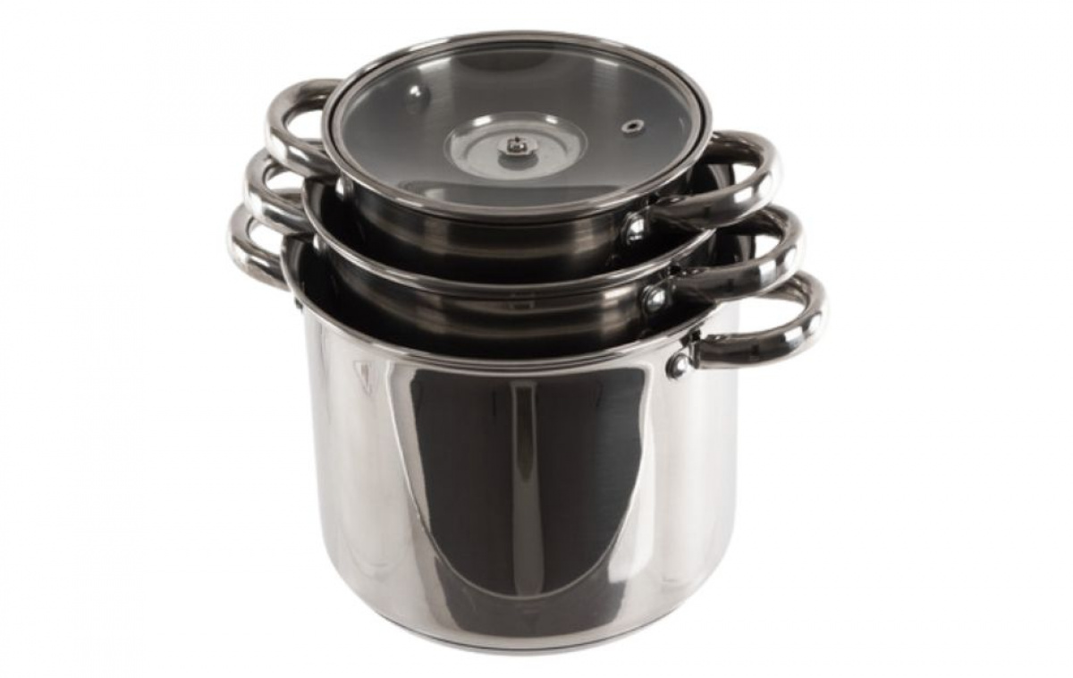 Camp4 Kasserolle sett 3-pakning i gruppen Husholdning & Kjøkken / Kjøkkenutstyr / Kasseroller og Panner hos Campmarket (66238)