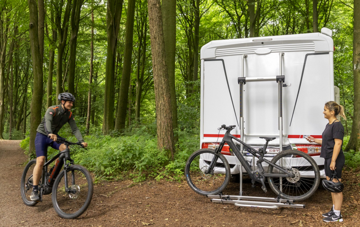 Elektrisk sykkelholder BR-System i gruppen Campingvogn & Bobilt / Chassis / Sykkelstativ / Vegghengt hos Campmarket (66395)