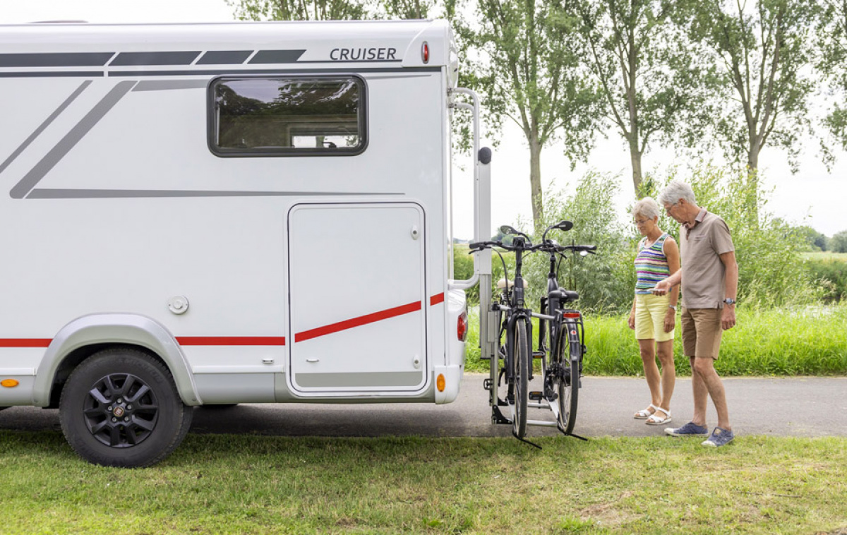 Elektrisk sykkelholder BR-System i gruppen Campingvogn & Bobilt / Chassis / Sykkelstativ / Vegghengt hos Campmarket (66395)