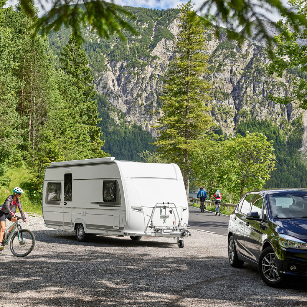 Thule Caravan Smart 2-Sykler i gruppen Campingvogn & Bobilt / Chassis / Sykkelstativ / Dragbalk hos Campmarket (66402)