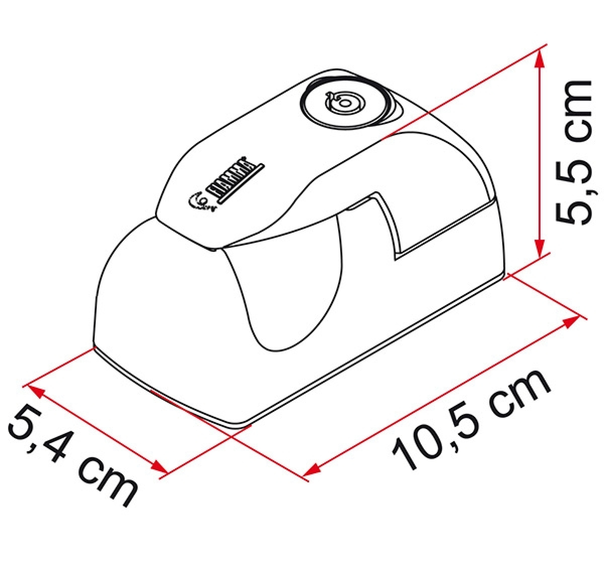 Sikkerhetslås for bodelsdøren til bobil i gruppen Campingvogn & Bobilt / Lås & Beslag / Sikkerhetslås hos Campmarket (66430)