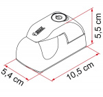 Sikkerhetslås for bodelsdøren til bobil