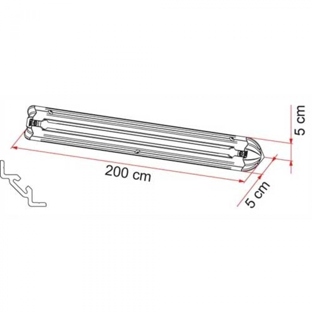 Fiamma Garage-Bars Hjørnemontering i gruppen Campingvogn & Bobilt / Chassis / Sykkelstativ / Garasje hos Campmarket (66442)