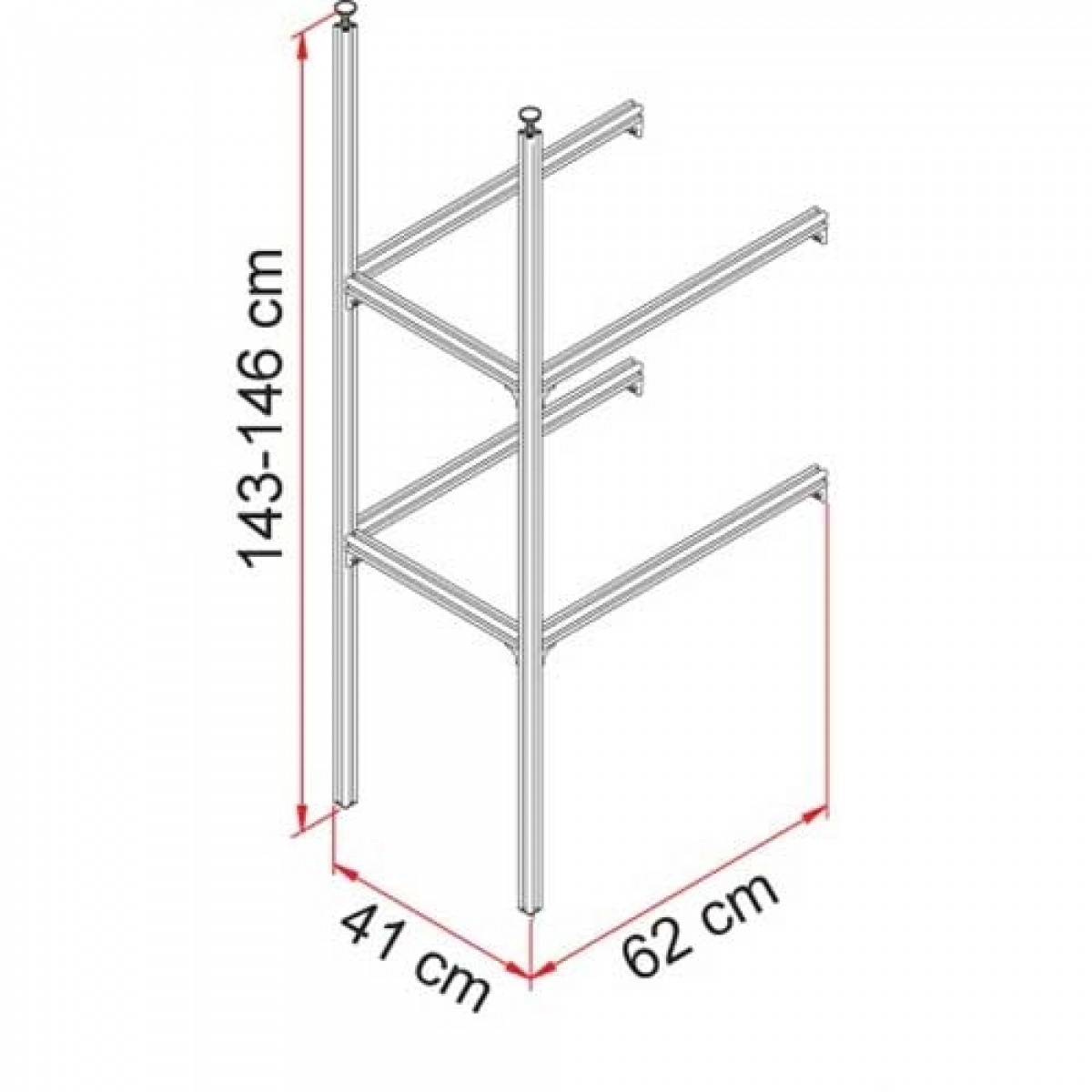 Fiamma Garasje System Oppgradering i gruppen Campingvogn & Bobilt / Chassis / Sykkelstativ / Garasje hos Campmarket (66448)