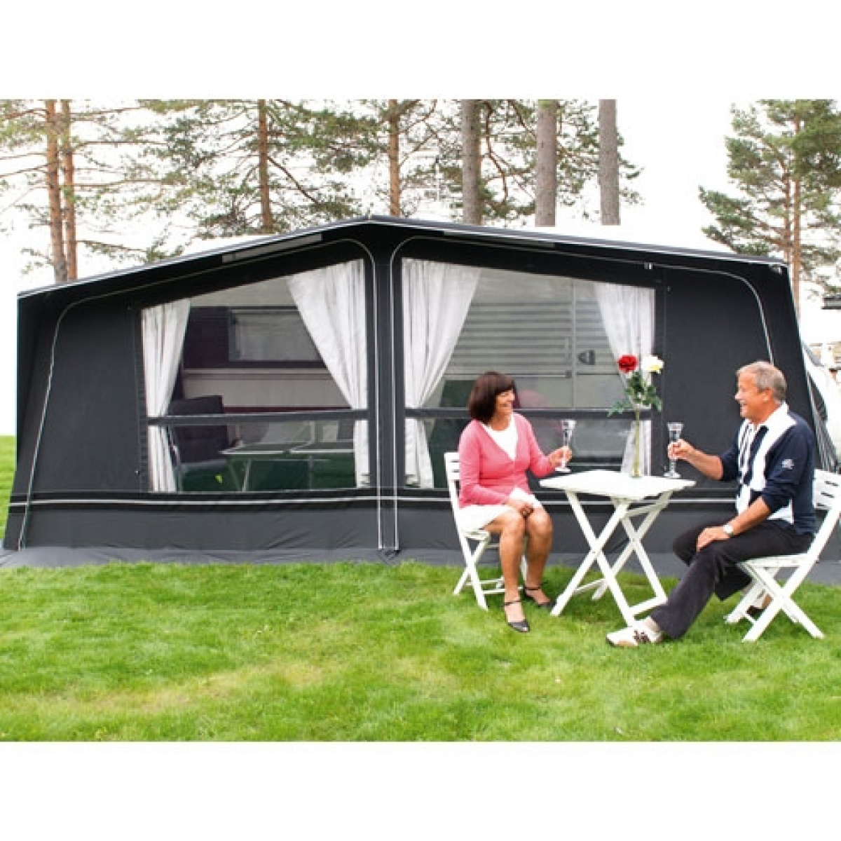 Norsk-Telt Diplomat 250 i gruppen Fortelt & Markiser / Fortelt Campingvogn / A-måttstelt / Dyp 2,5m hos Campmarket (66509)