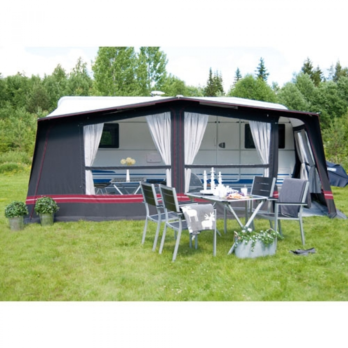 Norsk-Telt Diplomat 250 i gruppen Fortelt & Markiser / Fortelt Campingvogn / A-måttstelt / Dyp 2,5m hos Campmarket (66509)